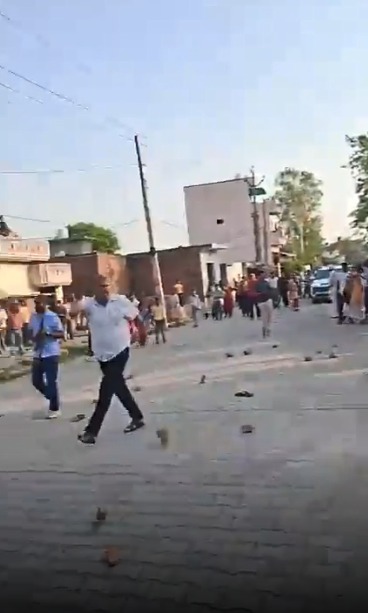 यमुनानगर में पुलिस टीम पर हमला
