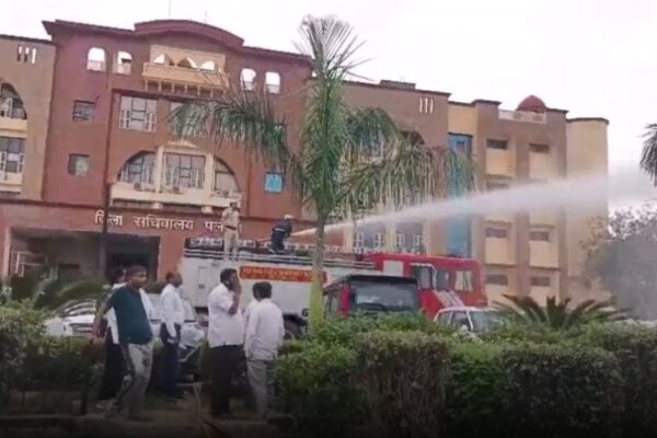 पलवल फायर सेफ्टी मॉक ड्रिल