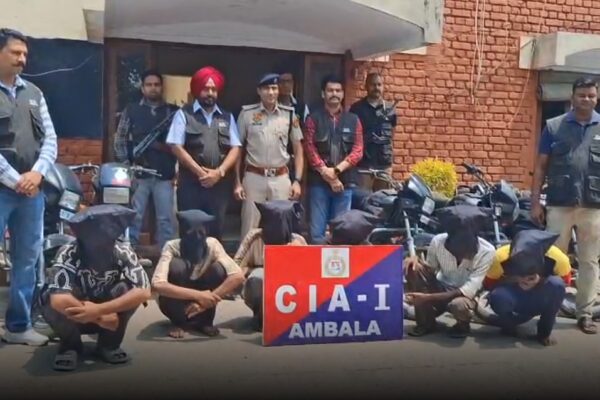 अंबाला पुलिस बड़ी कार्रवाई