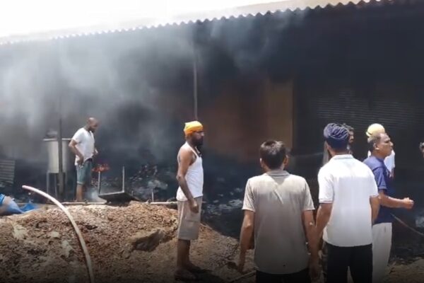 मेडवीन दवा फैक्ट्री में आग