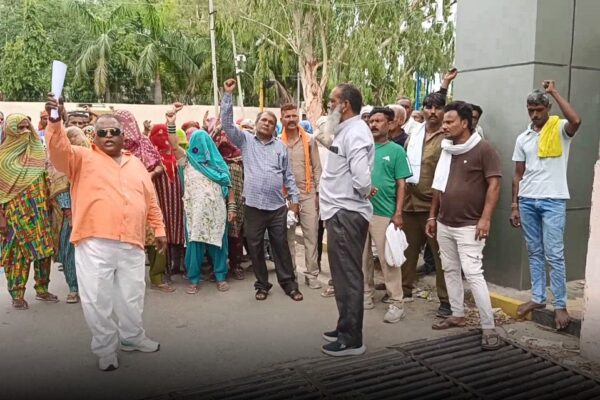 भिवानी सफाई कर्मचारी प्रदर्शन