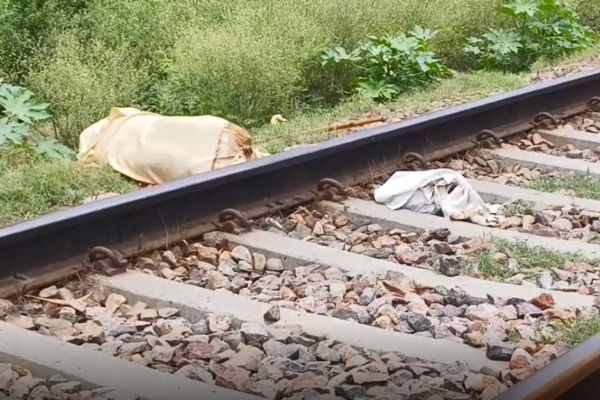 कुरुक्षेत्र रेलवे ट्रैक पर बुजुर्ग का शव