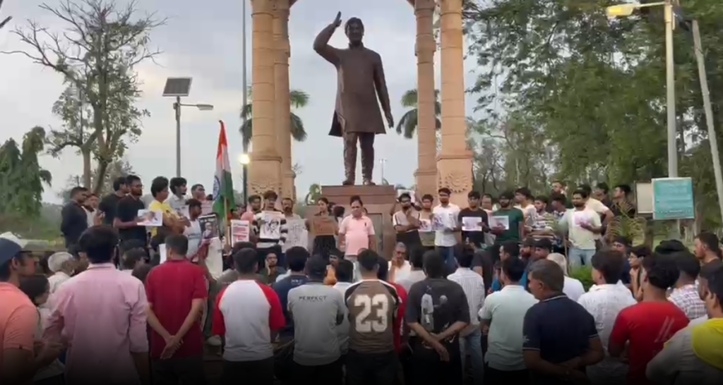 भिवानी में युवाओं का आंदोलन