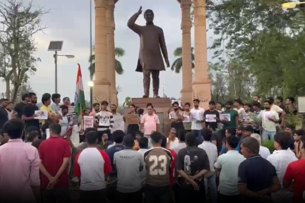 भिवानी में युवाओं का आंदोलन