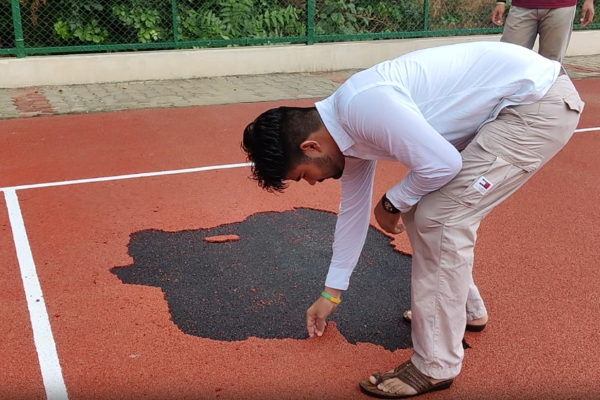 हिसार महावीर स्टेडियम सिंथेटिक ट्रैक