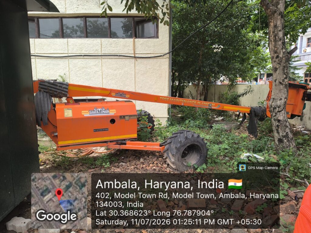 अंबाला पेड़ काटने की मशीन