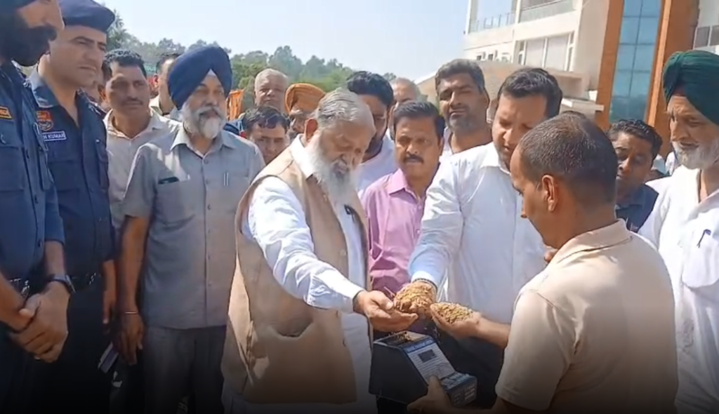 अनिल विज धान खरीद